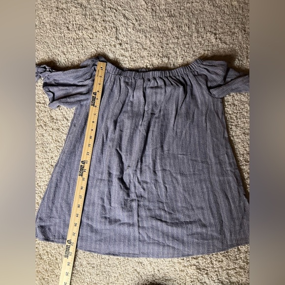 Women's Size Medium She+Sky Short Sleeve Blouse NWT - Picture 5 of 7